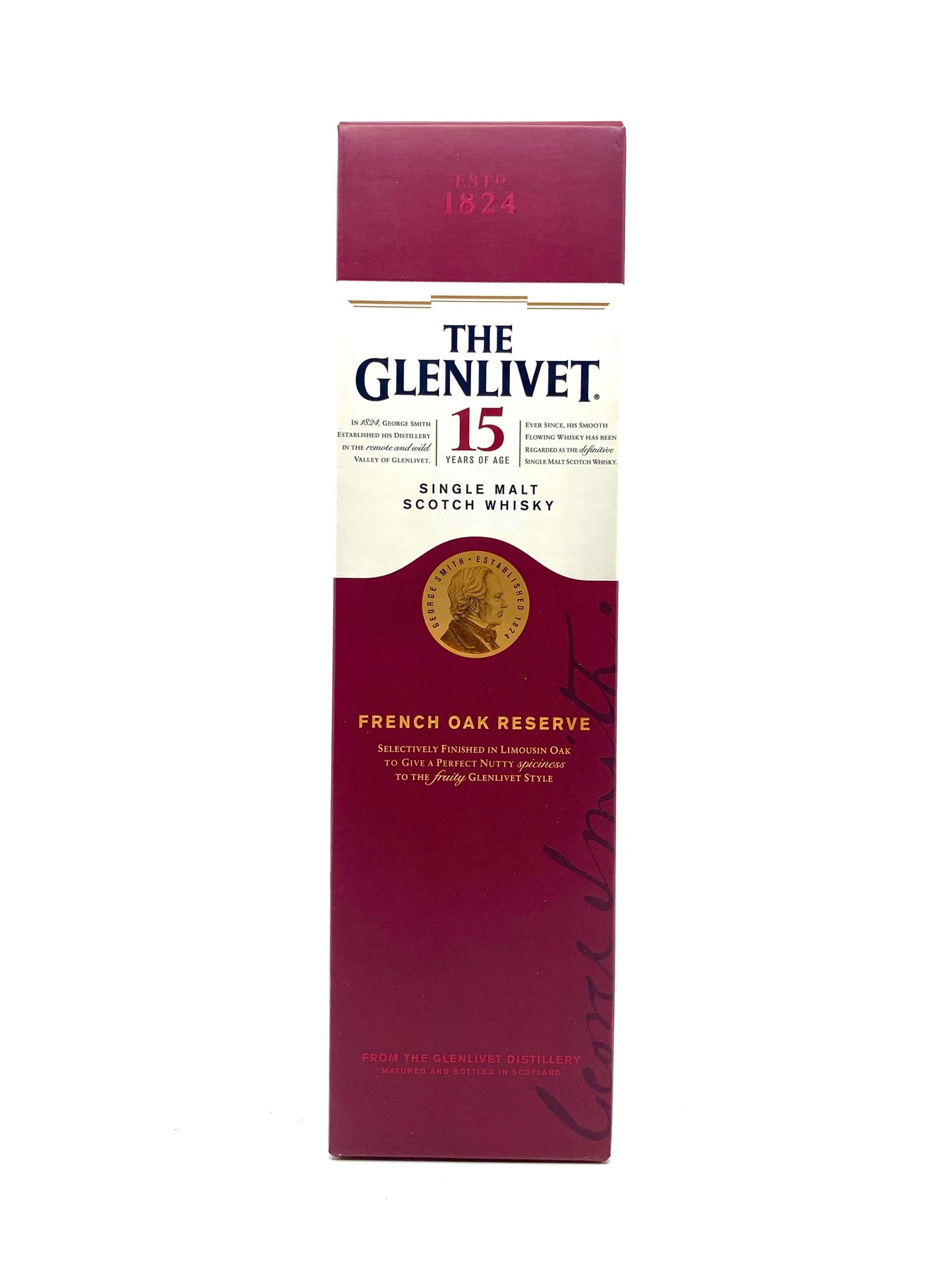 GLENLIVET SINGLE MALT FRENCH OAK RESERVE 15YR 750ml