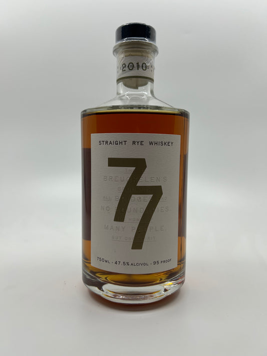 BREUCKELEN 77 STRAIGHT RYE WHISKEY 750ml