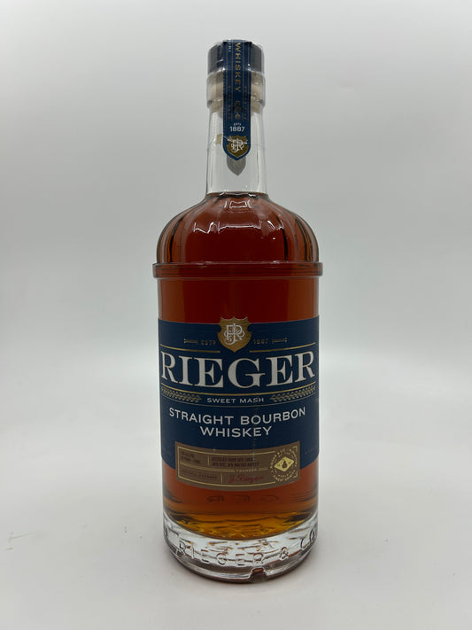 RIEGER STRAIGHT BOURBON 750ml