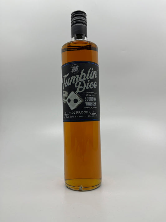 TUMBLIN DICE, BOURBON WHISKEY 4 YR 750ml