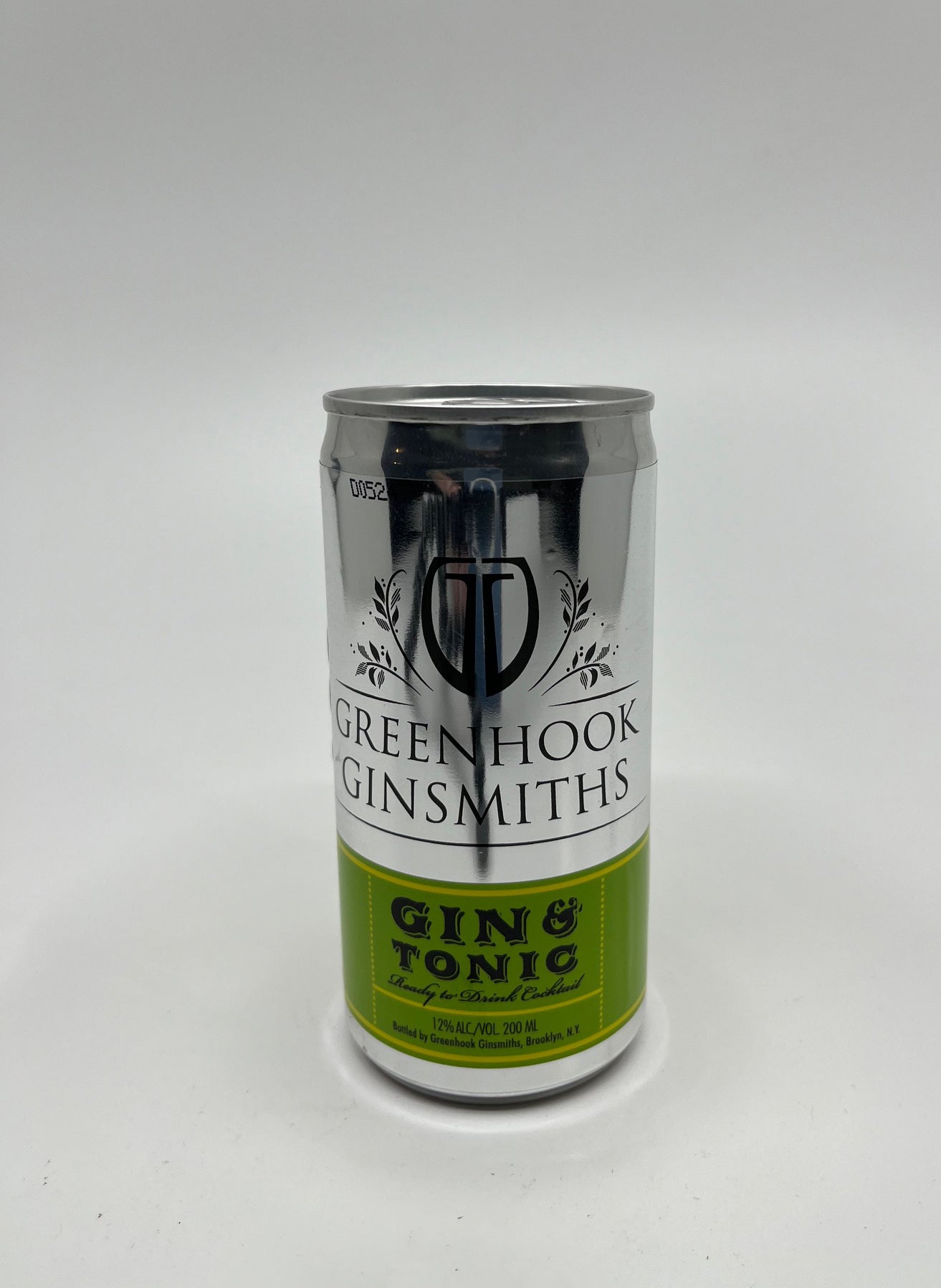 GREENHOOK GINSMITH GIN & TONIC CAN, N/V, 200mL